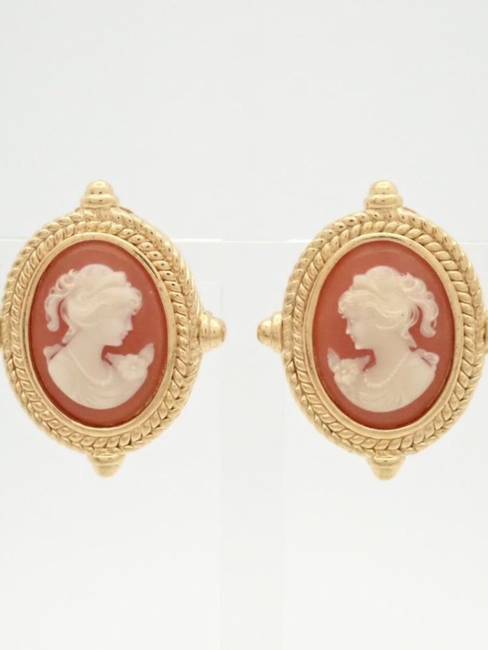 Burberrys Cameo Clip-On Earrings